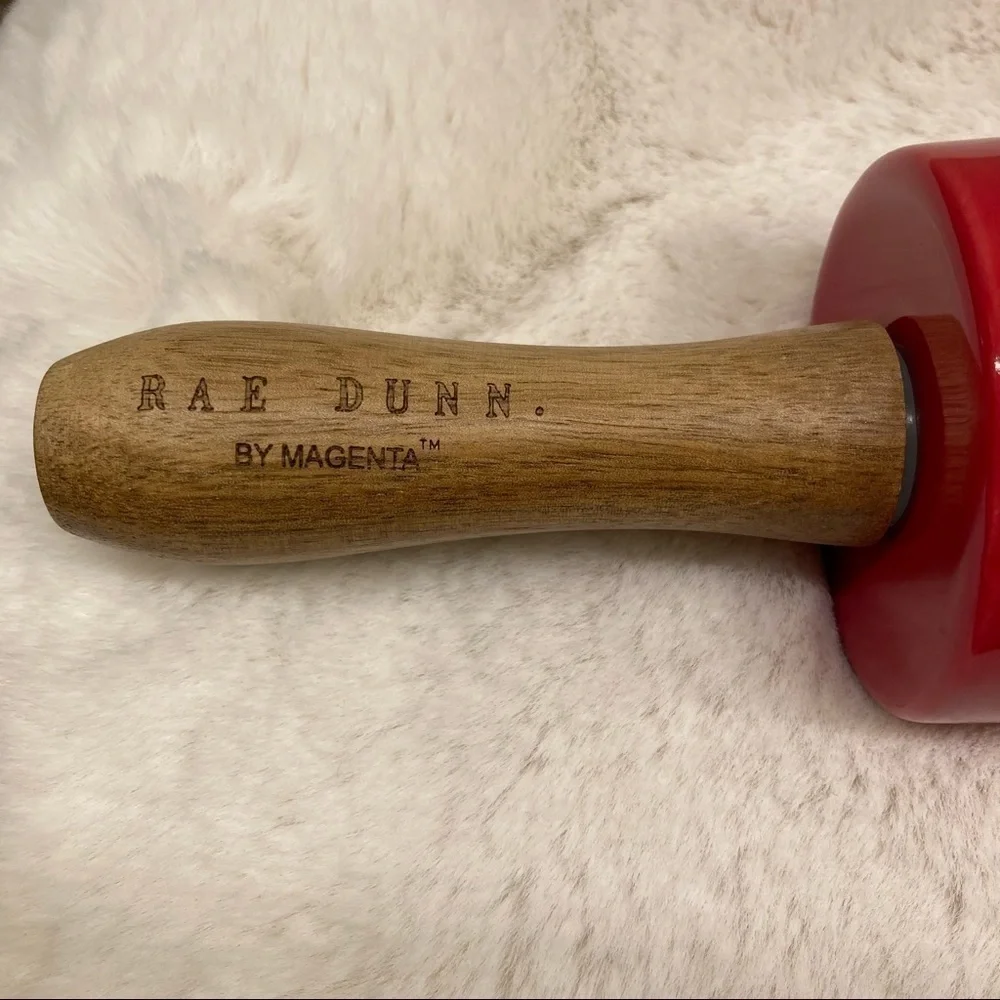 Rae Dunn Santa’s Helper Red‎ Rolling Pin